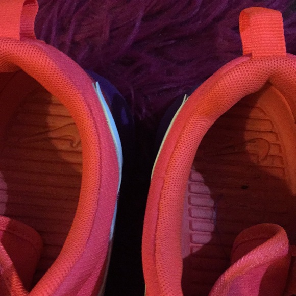 NIKE Red/Purple Roshé Sneakers Size 7.5 Original - Picture 5 of 8